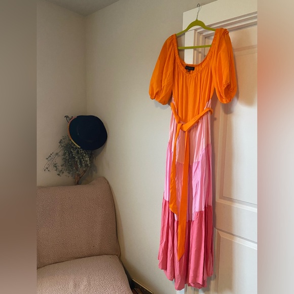 Eloquii Colorblock Summer Maxi Dress - Picture 4 of 6
